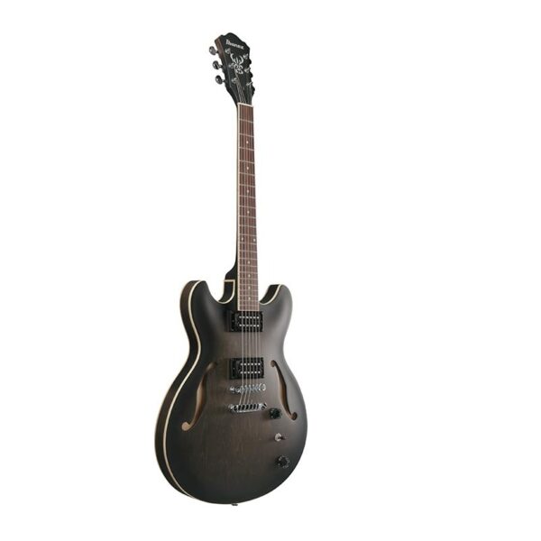 Chitarra Semicaustica Ibanez AS53TKF Transparent Black Flat